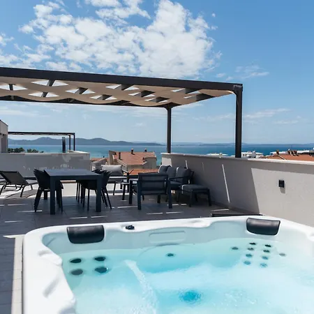 Skyline Serenity-zadar's Premier Roof Terrace Lägenhet Zadar