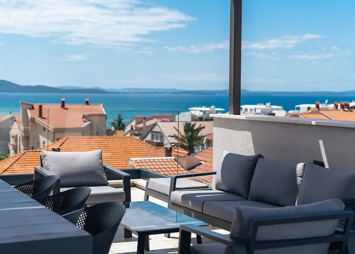 Lägenhet Skyline Serenity-zadar's Premier Roof Terrace *